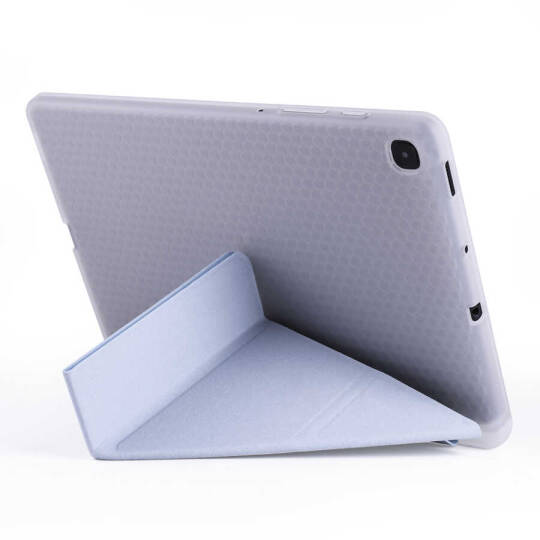 Galaxy Tab S6 Lite P610 Kılıf Zore Tri Folding Kalem Bölmeli Standlı Kılıf - 13