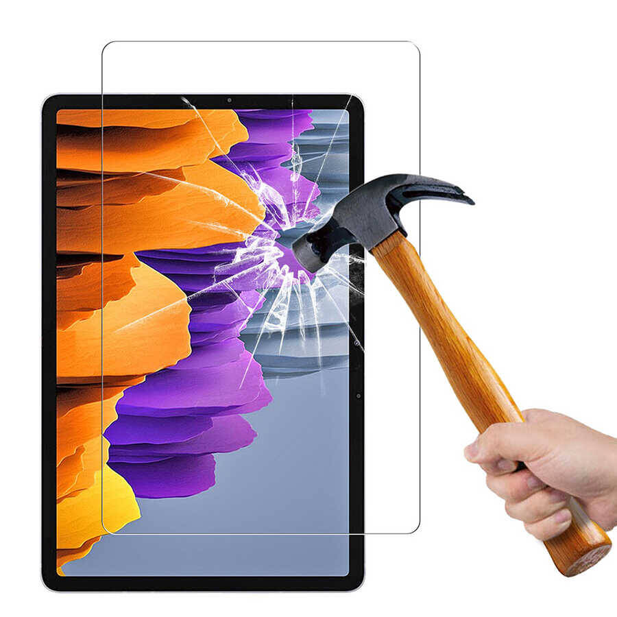 Galaxy Tab S7 Plus T970 Zore Tablet Temperli Cam Ekran Koruyucu - 4