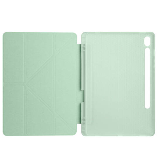 Galaxy Tab S9 FE Kılıf Zore Tri Folding Kalem Bölmeli Standlı Kılıf - 23