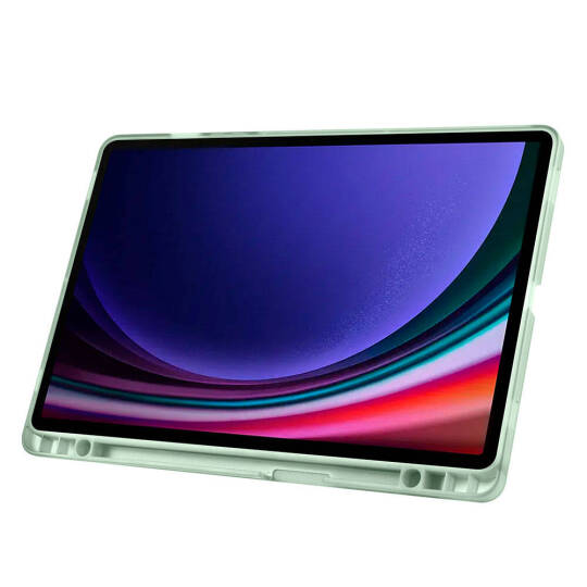Galaxy Tab S9 FE Kılıf Zore Tri Folding Kalem Bölmeli Standlı Kılıf - 26