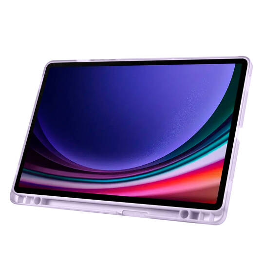 Galaxy Tab S9 Kılıf Zore Tri Folding Kalem Bölmeli Standlı Kılıf - 27