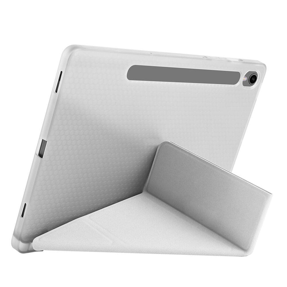 Galaxy Tab S9 Kılıf Zore Tri Folding Kalem Bölmeli Standlı Kılıf - 28