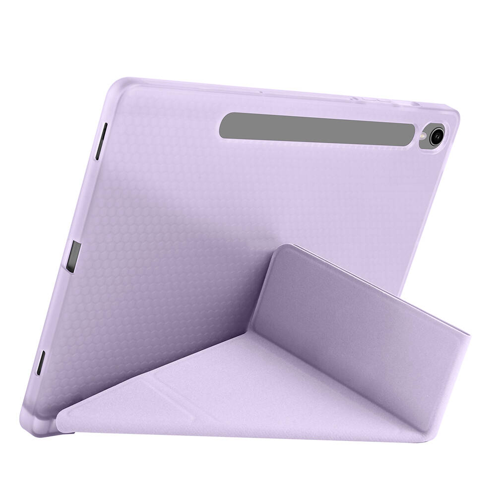 Galaxy Tab S9 Kılıf Zore Tri Folding Kalem Bölmeli Standlı Kılıf - 30