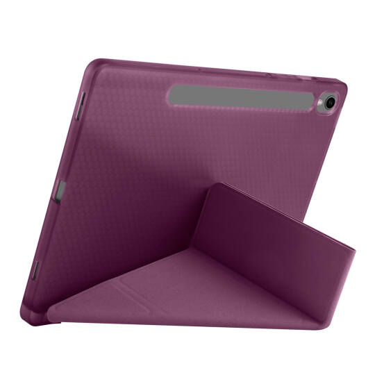 Galaxy Tab S9 Kılıf Zore Tri Folding Kalem Bölmeli Standlı Kılıf - 3