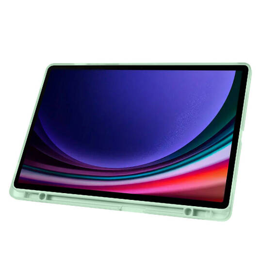 Galaxy Tab S9 Plus Kılıf Zore Tri Folding Kalem Bölmeli Standlı Kılıf - 17