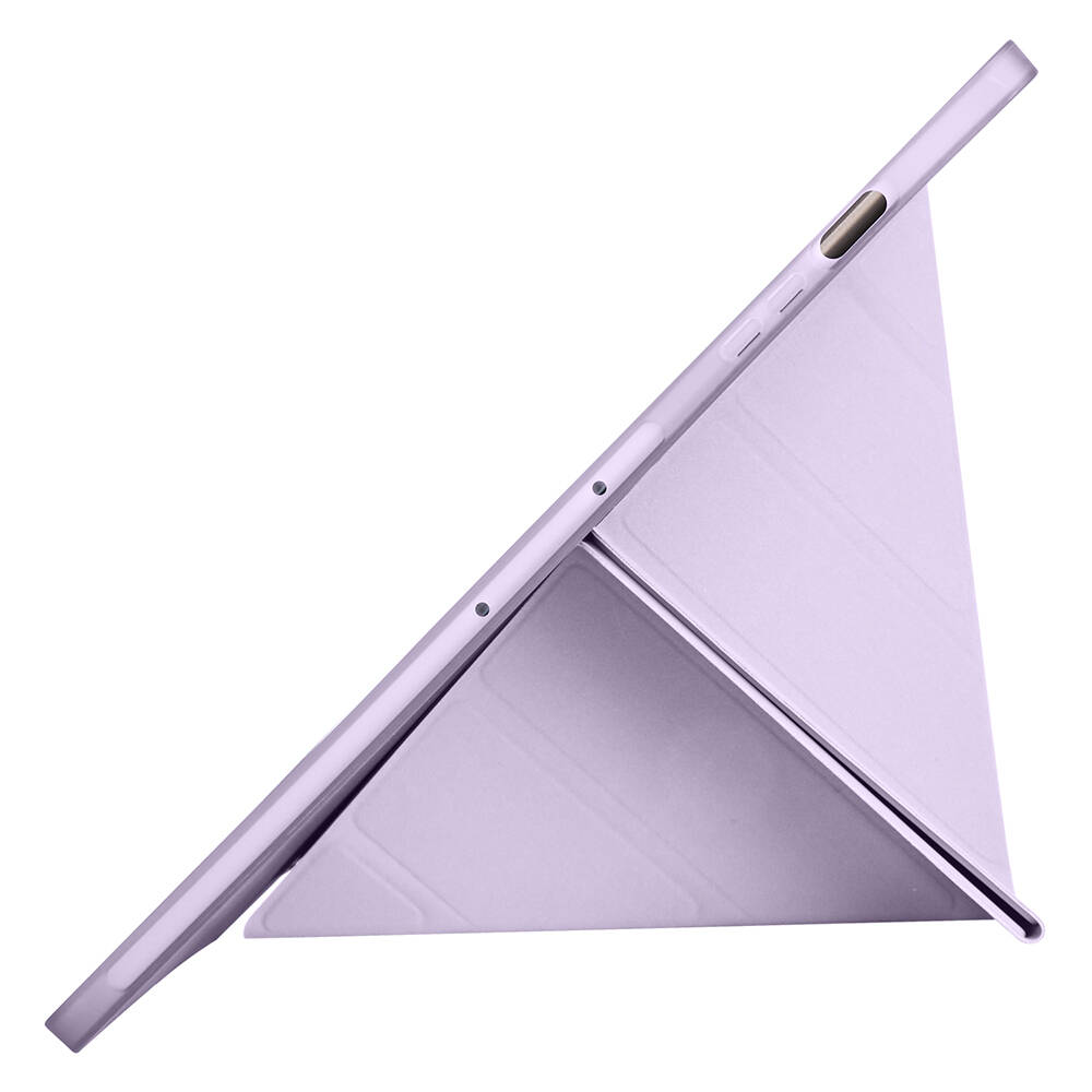 Galaxy Tab S9 Plus Kılıf Zore Tri Folding Kalem Bölmeli Standlı Kılıf - 21