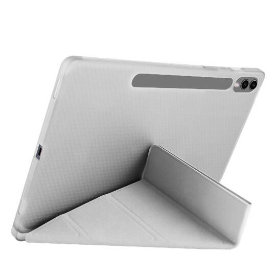 Galaxy Tab S9 Plus Kılıf Zore Tri Folding Kalem Bölmeli Standlı Kılıf - 27