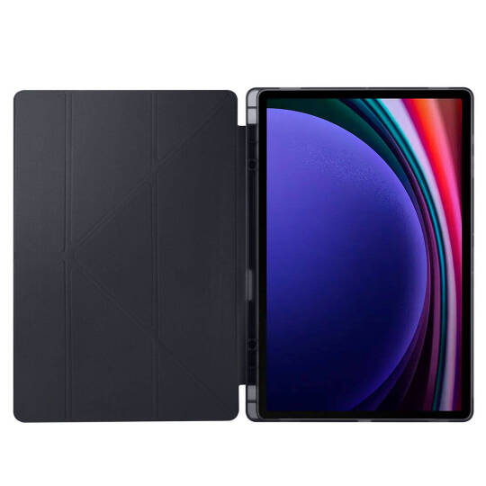 Galaxy Tab S9 Ultra Kılıf Zore Tri Folding Kalem Bölmeli Standlı Kılıf - 16