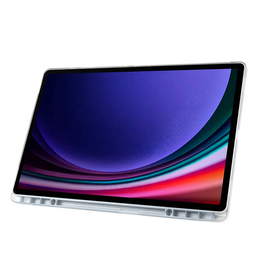 Galaxy Tab S9 Ultra Kılıf Zore Tri Folding Kalem Bölmeli Standlı Kılıf - 24