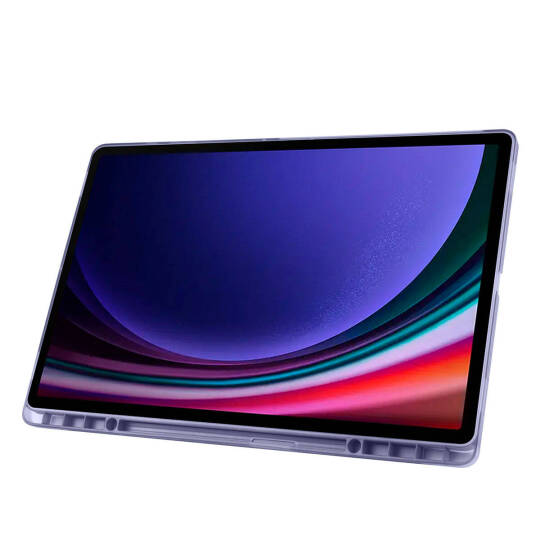 Galaxy Tab S9 Ultra Kılıf Zore Tri Folding Kalem Bölmeli Standlı Kılıf - 27