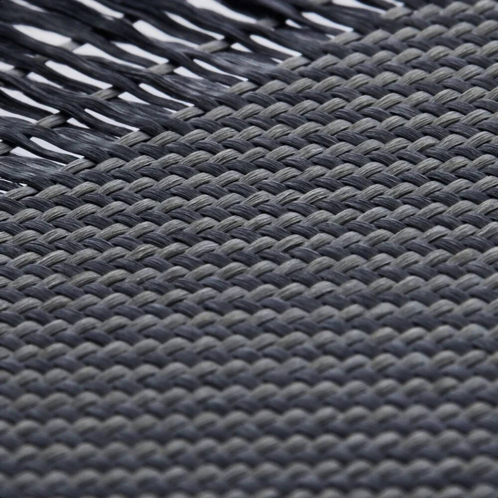 Galaxy Z Flip 7 Kılıf M-safe Şarj Özellikli 600D Aramid Karbon Fiber Pitaka Ultra-Slim Classic Serisi Black-Grey Twill Kapak - 11