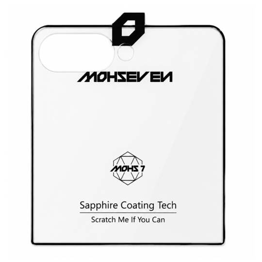 Galaxy Z Flip 7 Mohseven Sapphire Coating 2.5D HD Temperli Cam Ekran Koruyucu - 4