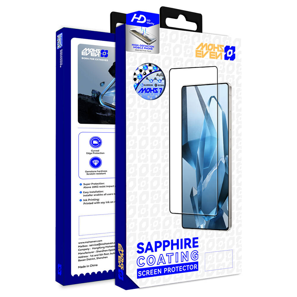 Galaxy Z Flip 7 Mohseven Sapphire Coating 2.5D HD Temperli Cam Ekran Koruyucu - 5