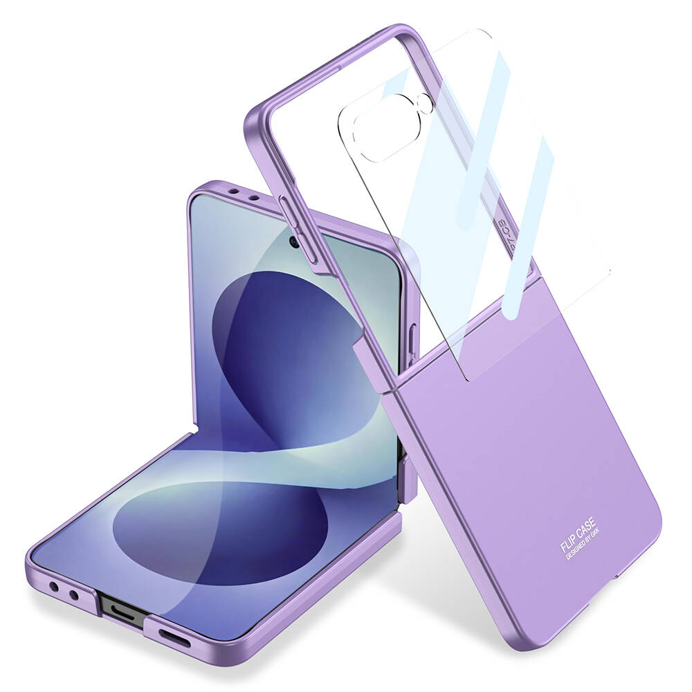 Galaxy Z Flip 8 Kılıf Zore Sert Kıpta Kapak - 5