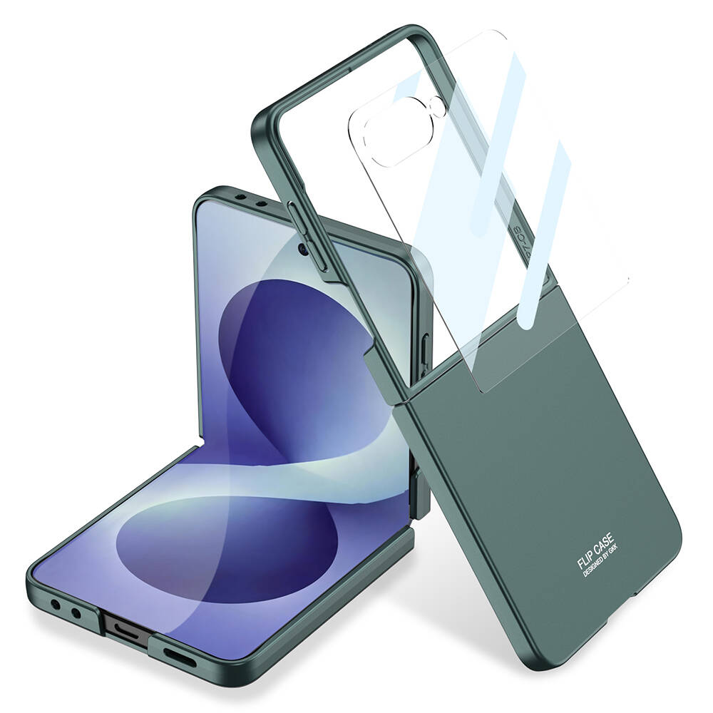 Galaxy Z Flip 8 Kılıf Zore Sert Kıpta Kapak - 3