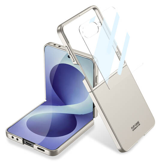 Galaxy Z Flip 8 Kılıf Zore Sert Kıpta Kapak - 2