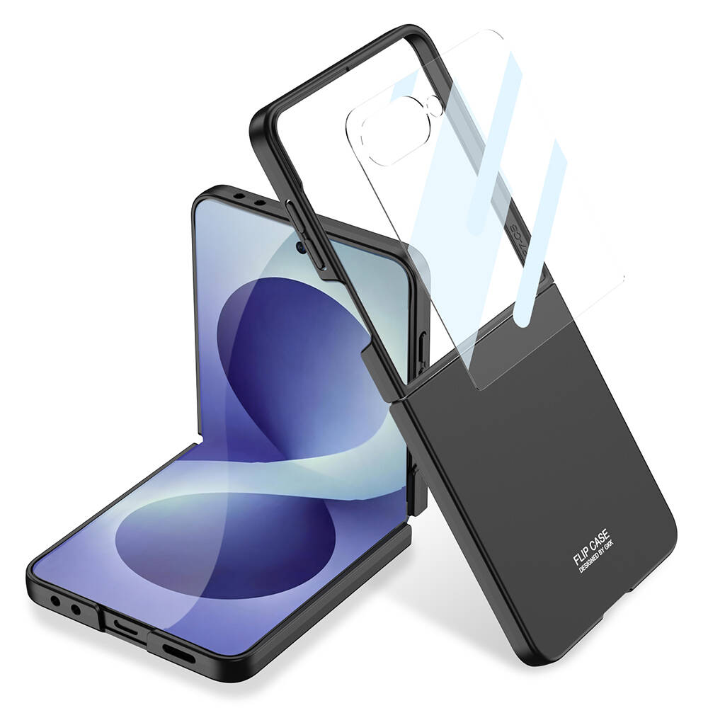 Galaxy Z Flip 8 Kılıf Zore Sert Kıpta Kapak - 1