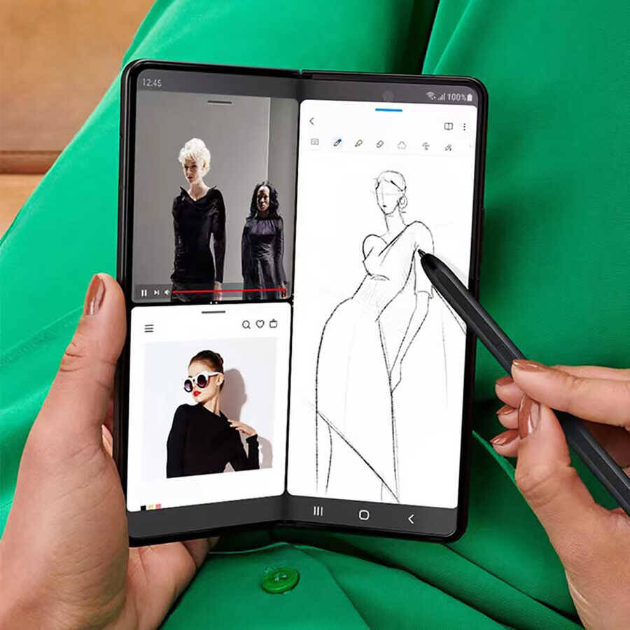 Galaxy Z Fold 4 Wiwu Dokunmatik Çizim Kalemi - 4