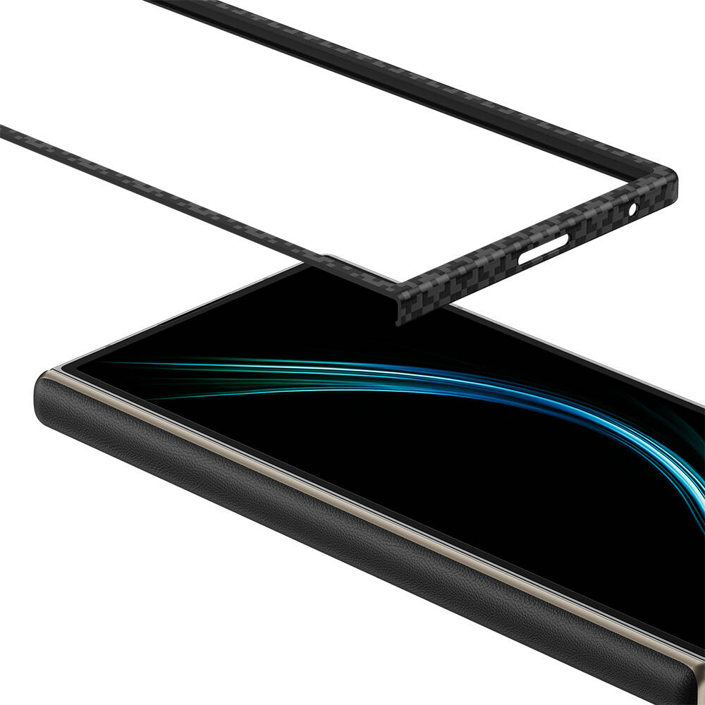 Galaxy Z Fold 7 Benks ArmorAir ArmorGrid Grand Combo Üçlü Aksesuar Seti (Ön Arka Kevlar Karbon Kapak + Ekran Koruyucu) - 4