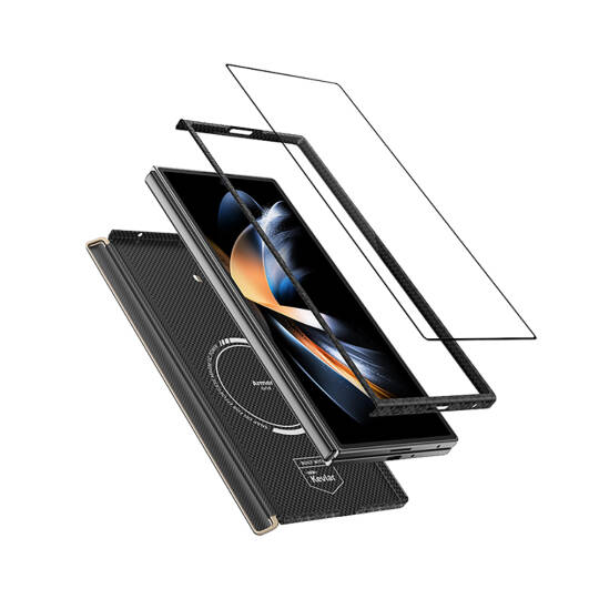 Galaxy Z Fold 7 Benks ArmorAir ArmorGrid Grand Combo Üçlü Aksesuar Seti (Ön Arka Kevlar Karbon Kapak + Ekran Koruyucu) - 6