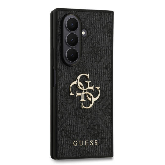 Galaxy Z Fold 7 Kılıf Guess Orjinal Lisanslı PU Deri Büyük Metal Logo Dizaynlı Kapak - 15