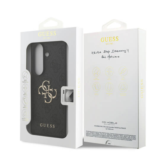 Galaxy Z Fold 7 Kılıf Guess Orjinal Lisanslı PU Deri Büyük Metal Logo Dizaynlı Kapak - 18