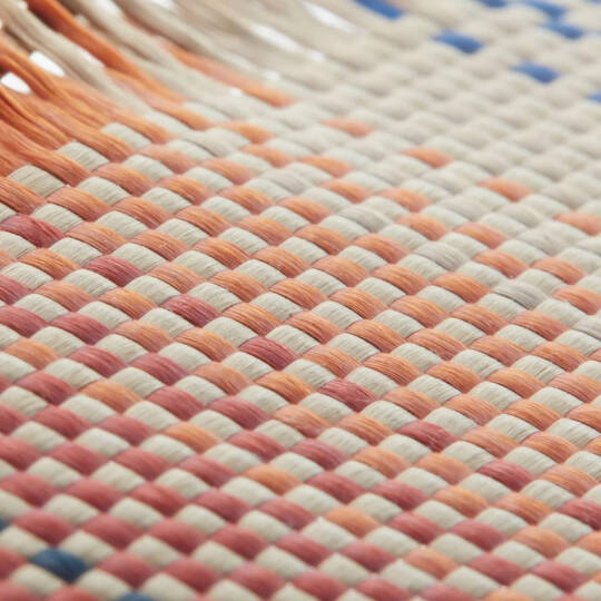 Galaxy Z Fold 7 Kılıf M-safe Şarj Özellikli Aramid Karbon Fiber Pitaka Tactile Woven Sunset-Moonrise Serisi Kapak - 10