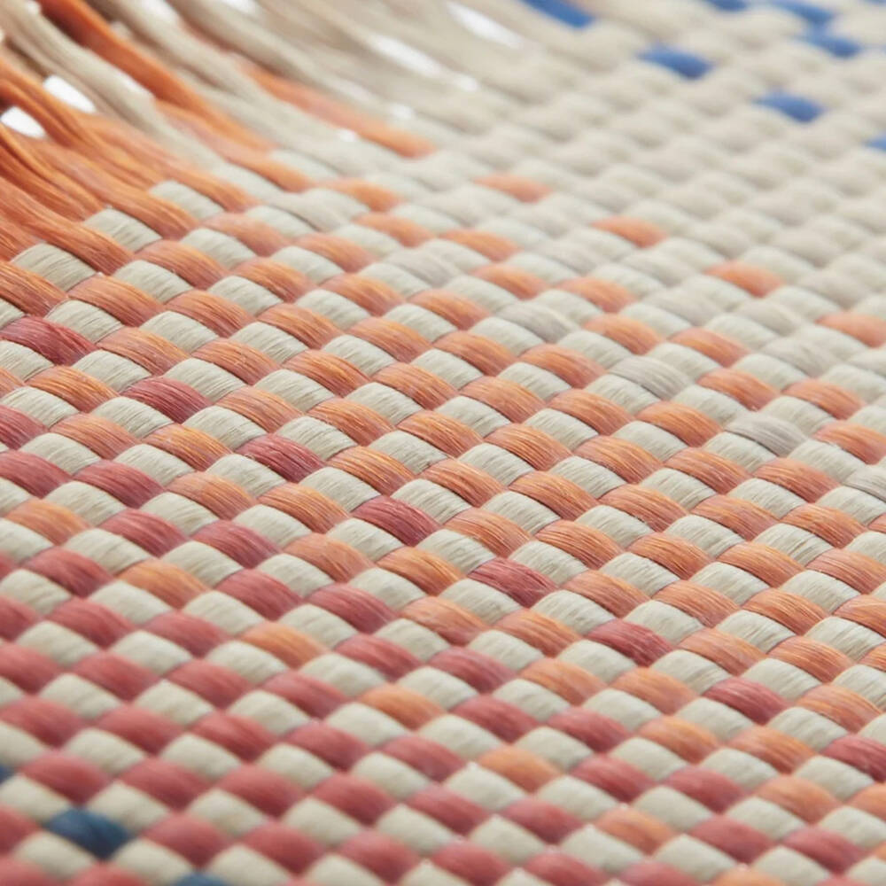 Galaxy Z Fold 7 Kılıf M-safe Şarj Özellikli Aramid Karbon Fiber Pitaka Tactile Woven Sunset-Moonrise Serisi Kapak - 10