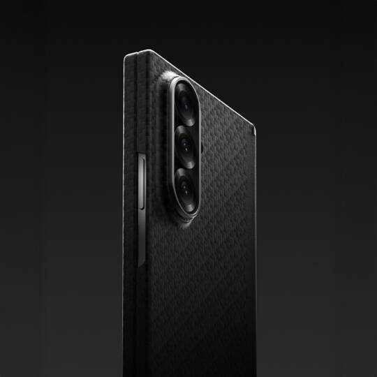 Galaxy Z Fold 7 Kılıf M-Safe Şarj Özellikli Benks ArmorAir ArmorGrid Serisi Kevlar Karbon Kapak - 7