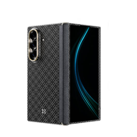 Galaxy Z Fold 7 Kılıf M-Safe Şarj Özellikli Benks ArmorAir ArmorGrid Serisi Kevlar Karbon Kapak