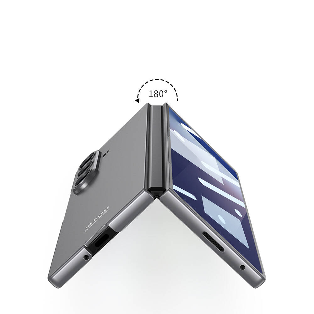 Galaxy Z Fold 7 Kılıf Zore Sert Kıpta Kapak - 9