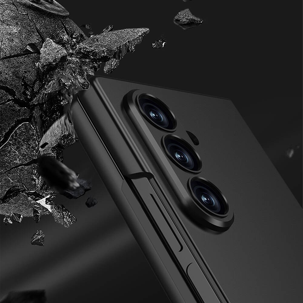 Galaxy Z Fold 7 Kılıf Zore Sert Kıpta Kapak - 5