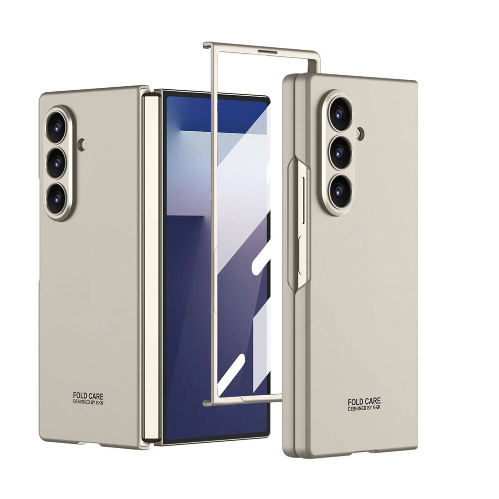 Galaxy Z Fold 7 Kılıf Zore Sert Kıpta Kapak - 1