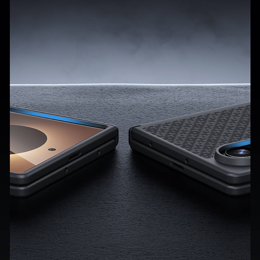 Galaxy Z Fold 8 Benks ArmorPro ArmorGrid Grand Combo Üçlü Aksesuar Seti (Ön Arka Kevlar Karbon Kapak + Ekran Koruyucu) - 7