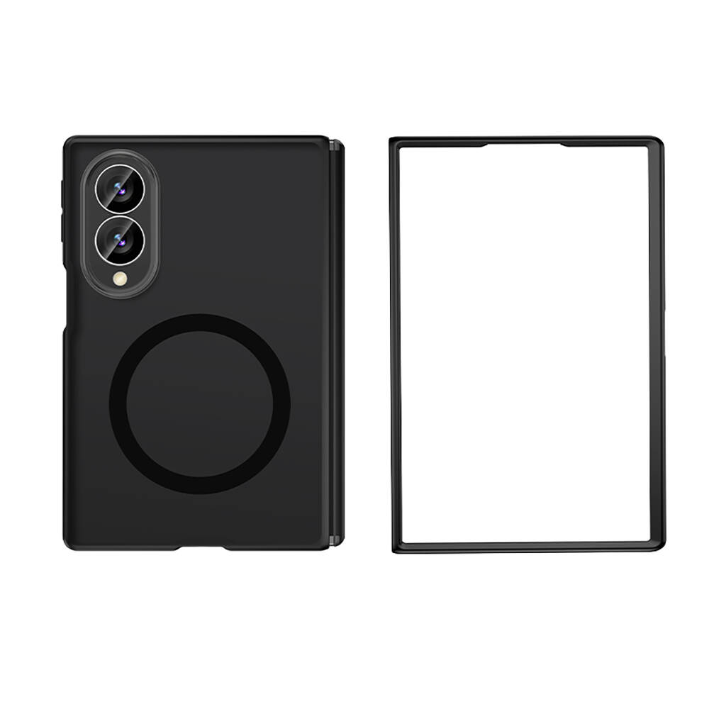 Galaxy Z Fold 8 Kılıf M-safe Şarj Özellikli Arkası Mat Sert PC Wlons Vena Kapak - 7