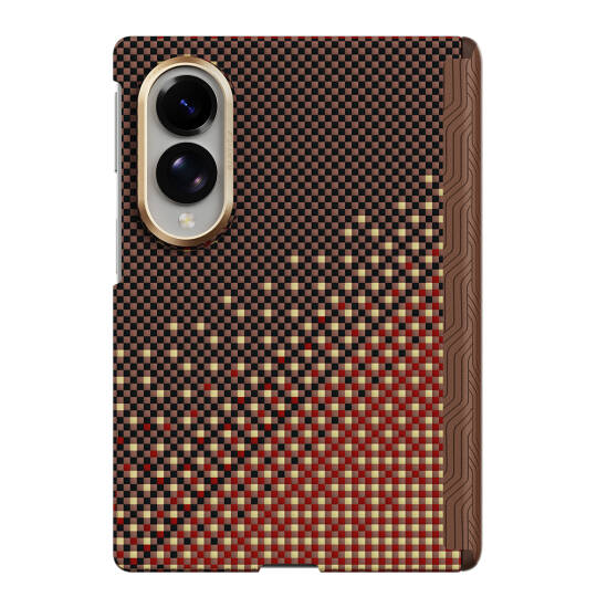 Galaxy Z Fold 8 Kılıf M-safe Şarj Özellikli Raptic Aramid SkinPro Serenity Serisi Kapak - 5