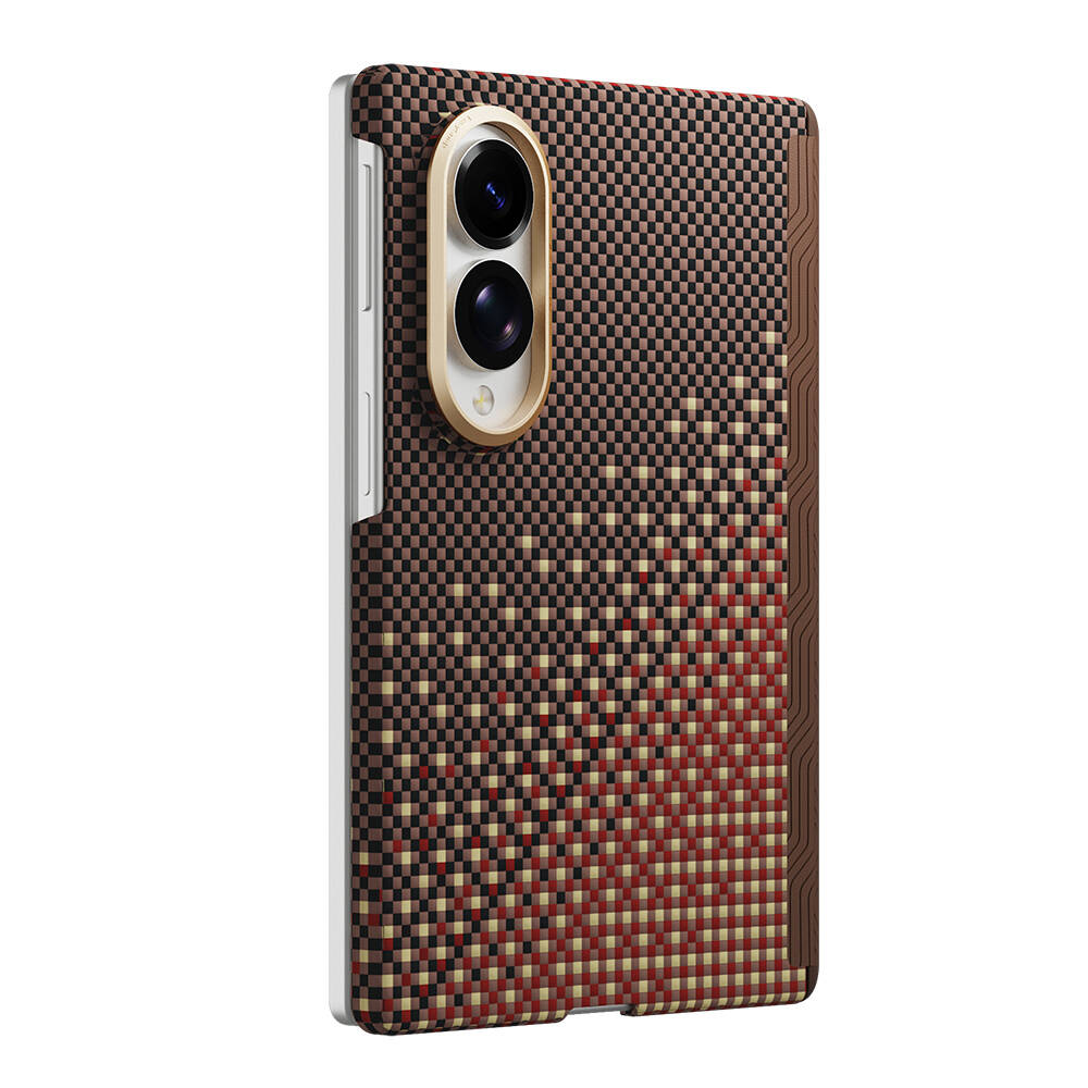 Galaxy Z Fold 8 Kılıf M-safe Şarj Özellikli Raptic Aramid SkinPro Serenity Serisi Kapak - 7