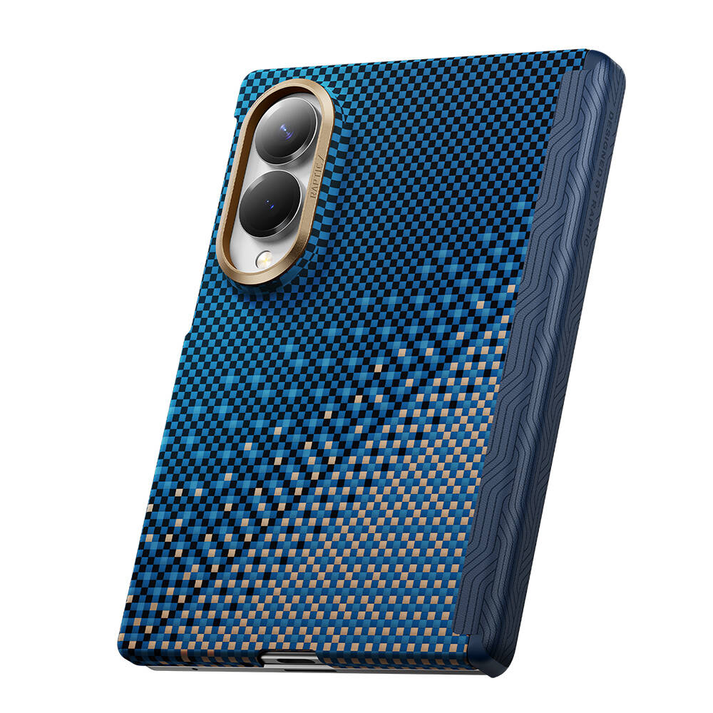 Galaxy Z Fold 8 Kılıf M-safe Şarj Özellikli Raptic Aramid SkinPro Serenity Serisi Kapak - 4