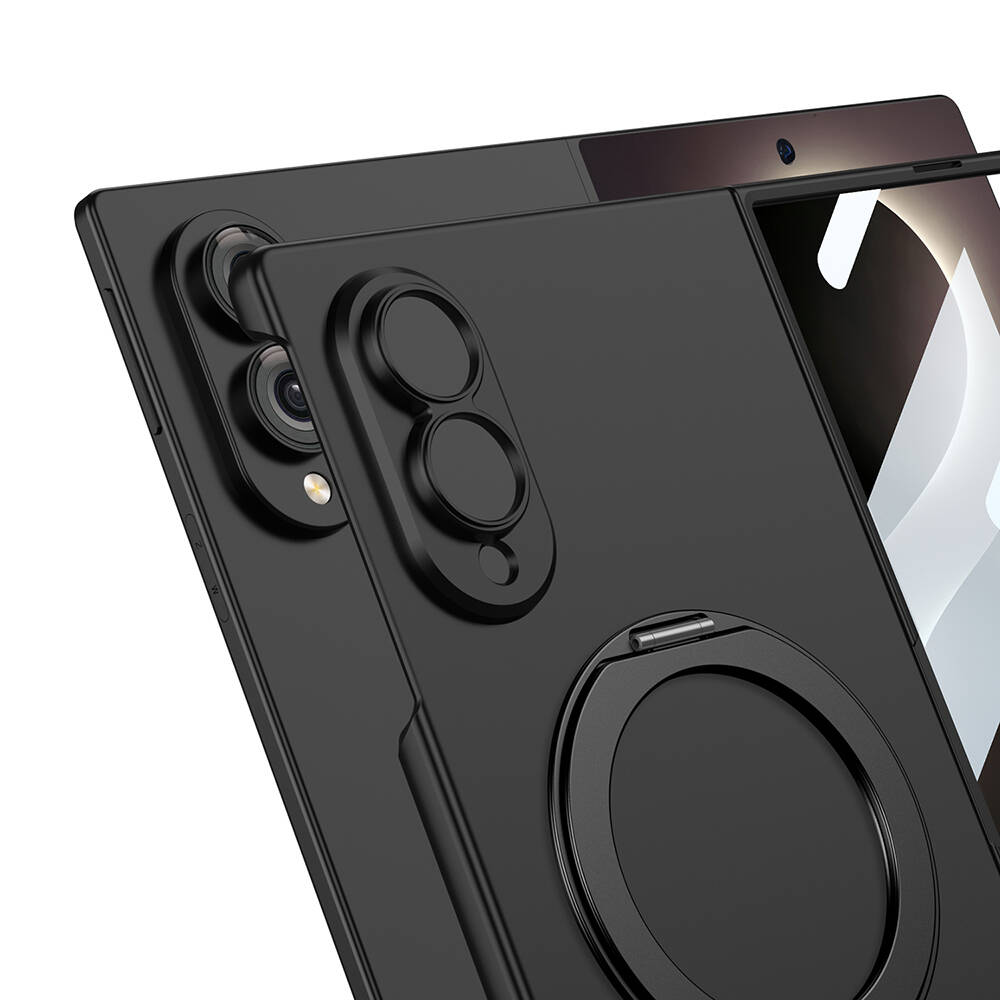 Galaxy Z Fold 8 Kılıf M-safe Şarj Özellikli Zore Kıpta Yüzüklü Kamera Korumalı Kapak - 2