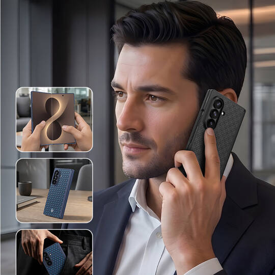Galaxy Z Fold 8 Ultra Benks ArmorPro ArmorGrid Grand Combo Üçlü Aksesuar Seti (Ön Arka Kevlar Karbon Kapak + Ekran Koruyucu) - 3