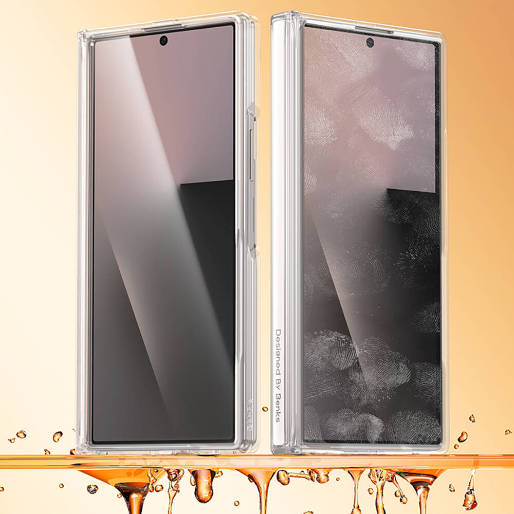 Galaxy Z Fold 8 Ultra Benks Crystal Grand Combo Üçlü Aksesuar Seti (Ön Arka Şeffaf Kapak + Ekran Koruyucu) - 11