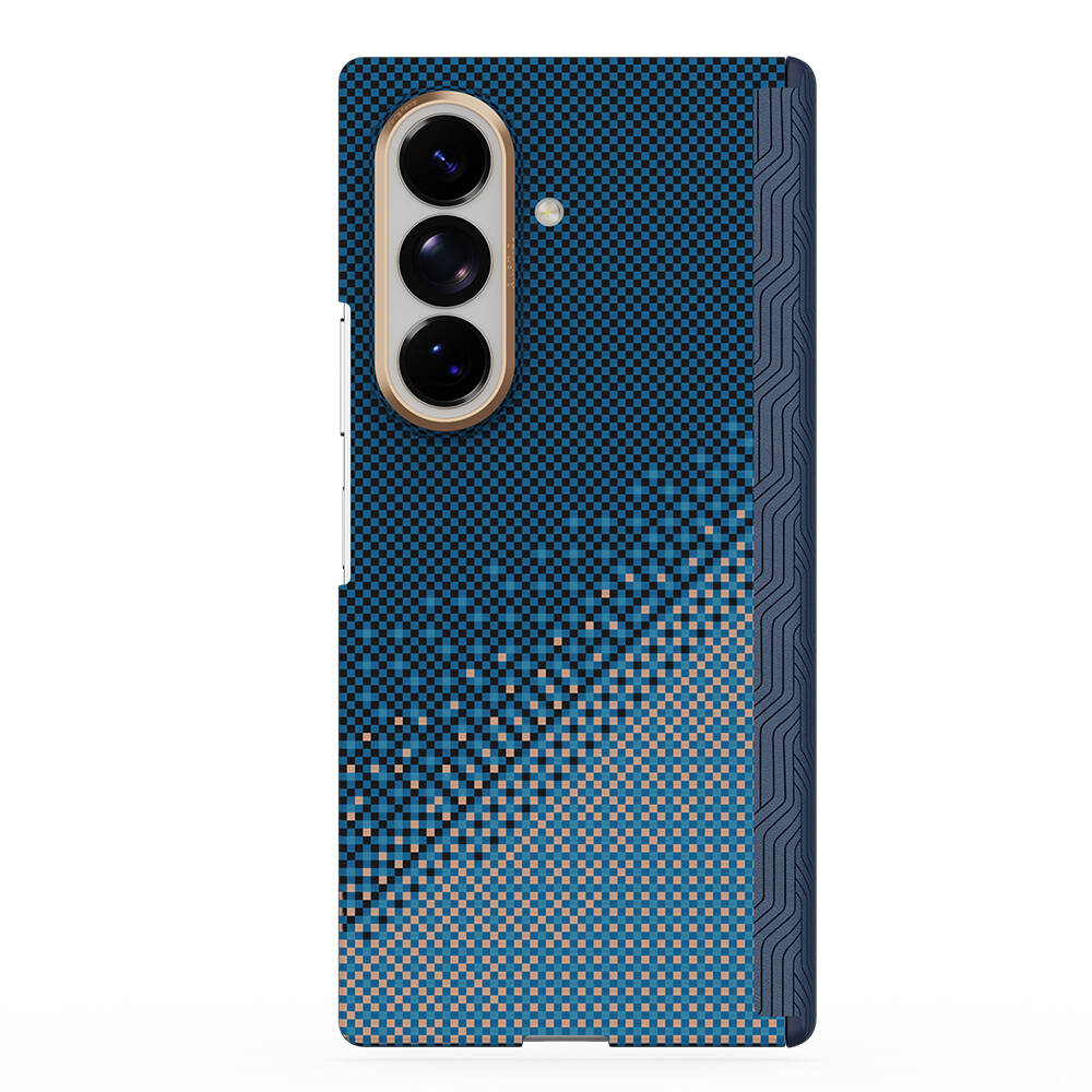 Galaxy Z Fold 8 Ultra Kılıf M-safe Şarj Özellikli Raptic Aramid SkinPro Serenity Serisi Kapak - 5