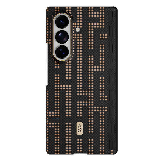 Galaxy Z Fold 8 Ultra Kılıf M-safe Şarj Özellikli Raptic Aramid SkinPro Serisi Karbon Kapak - 6