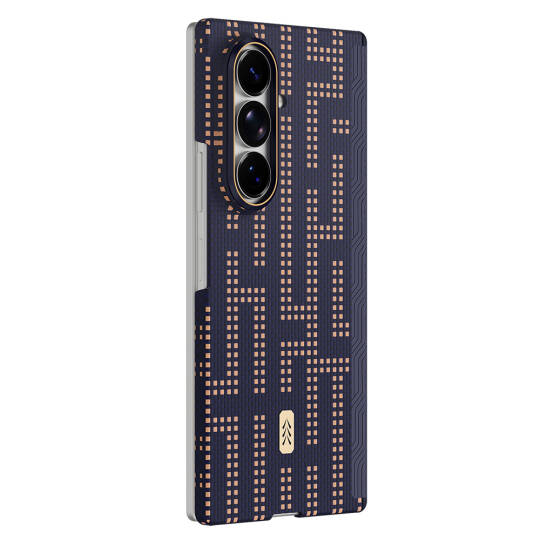 Galaxy Z Fold 8 Ultra Kılıf M-safe Şarj Özellikli Raptic Aramid SkinPro Serisi Karbon Kapak - 2