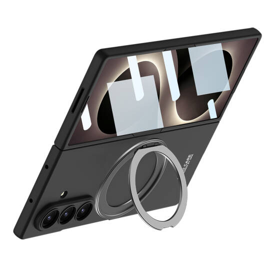 Galaxy Z Fold 8 Ultra Kılıf M-safe Şarj Özellikli Zore Kıpta Yüzüklü Kamera Korumalı Kapak - 10