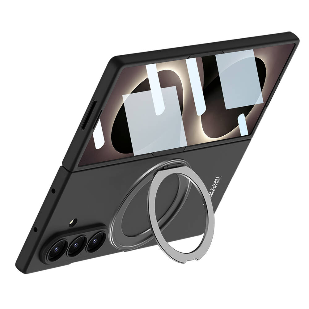 Galaxy Z Fold 8 Ultra Kılıf M-safe Şarj Özellikli Zore Kıpta Yüzüklü Kamera Korumalı Kapak - 10