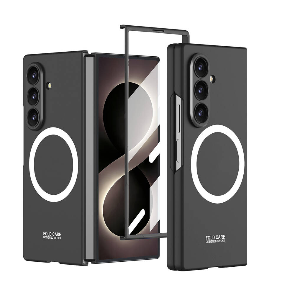 Galaxy Z Fold 8 Ultra Kılıf Wireless Şarj Özellikli Zore Kıpta M-safe Kapak - 2
