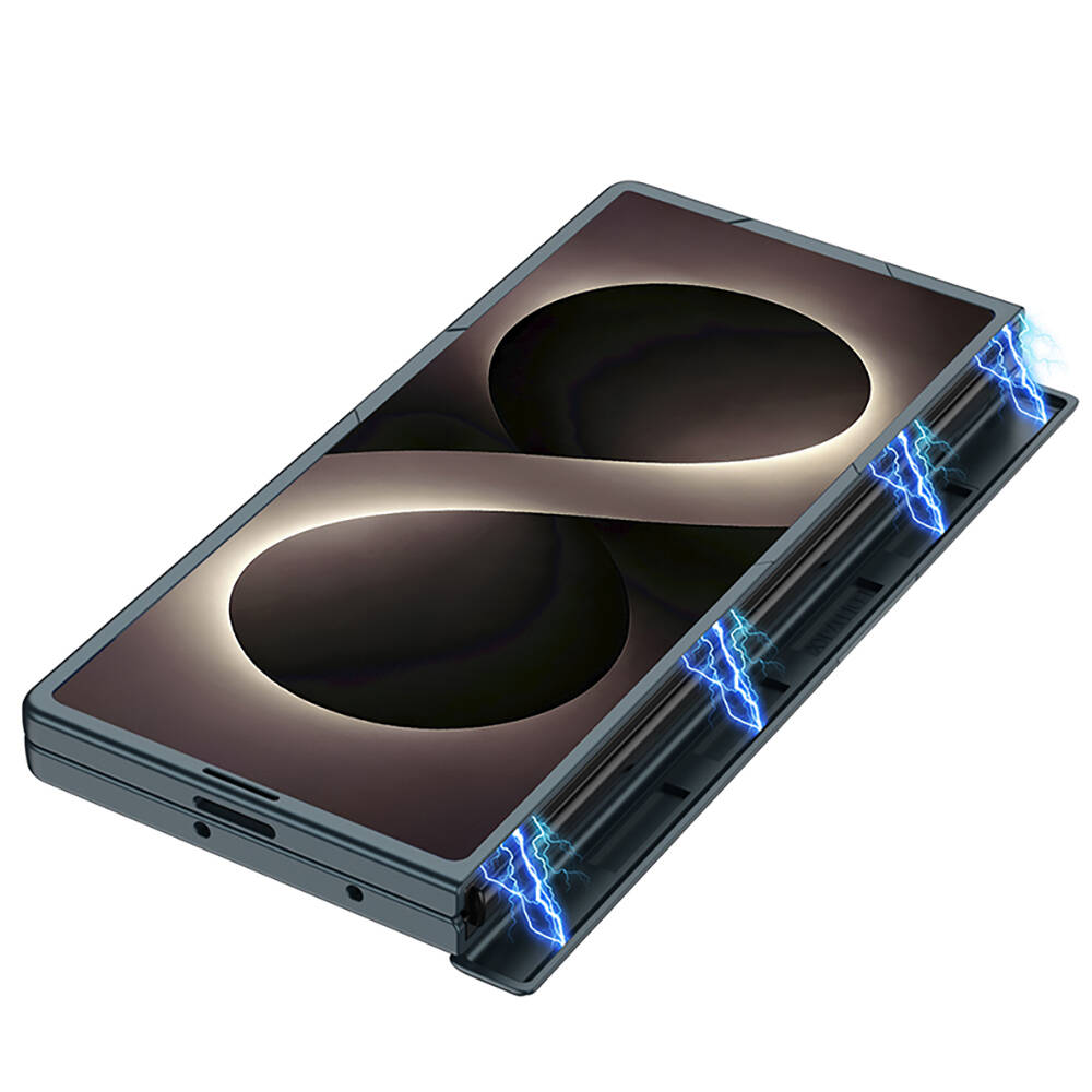 Galaxy Z Fold 8 Ultra Kılıf Zore Kıpta Standlı Kapak - 6