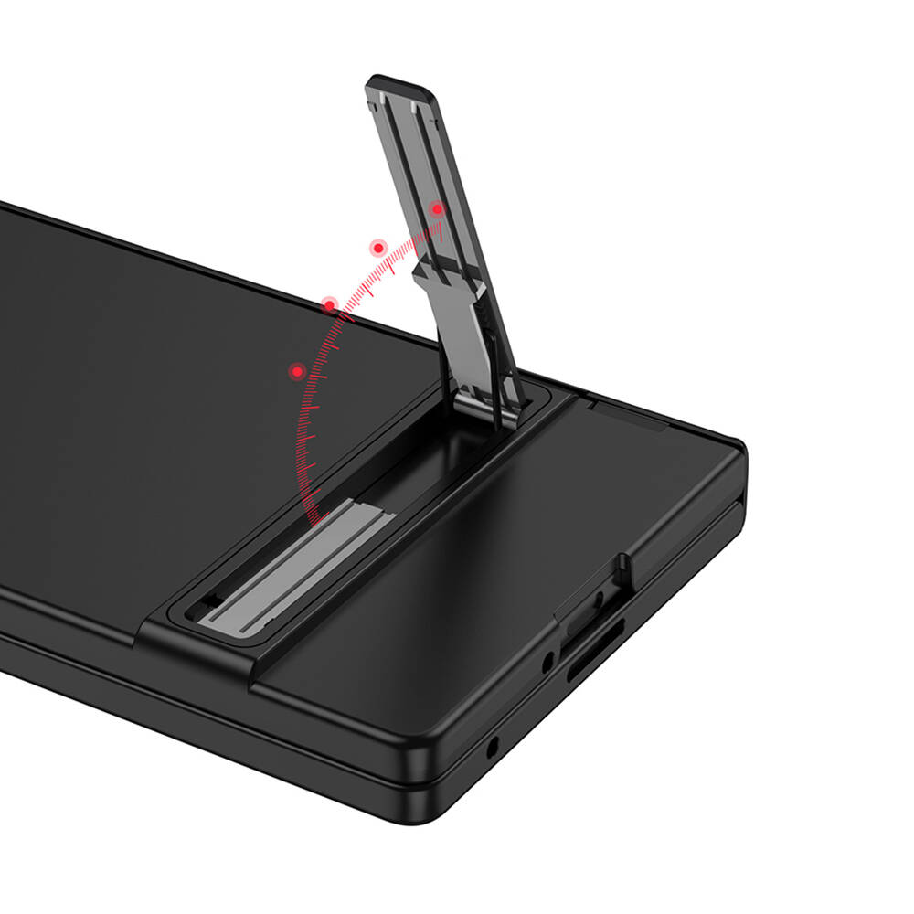 Galaxy Z Fold 8 Ultra Kılıf Zore Kıpta Standlı Kapak - 9