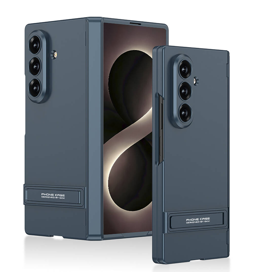 Galaxy Z Fold 8 Ultra Kılıf Zore Kıpta Standlı Kapak - 3